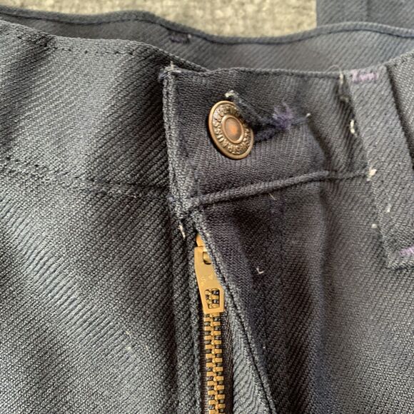 VTG Levi’s 10517 Blue Dacron 520 Gold & Black Tab Pants 70s Scoville Mens 34x32 - Picture 6 of 16
